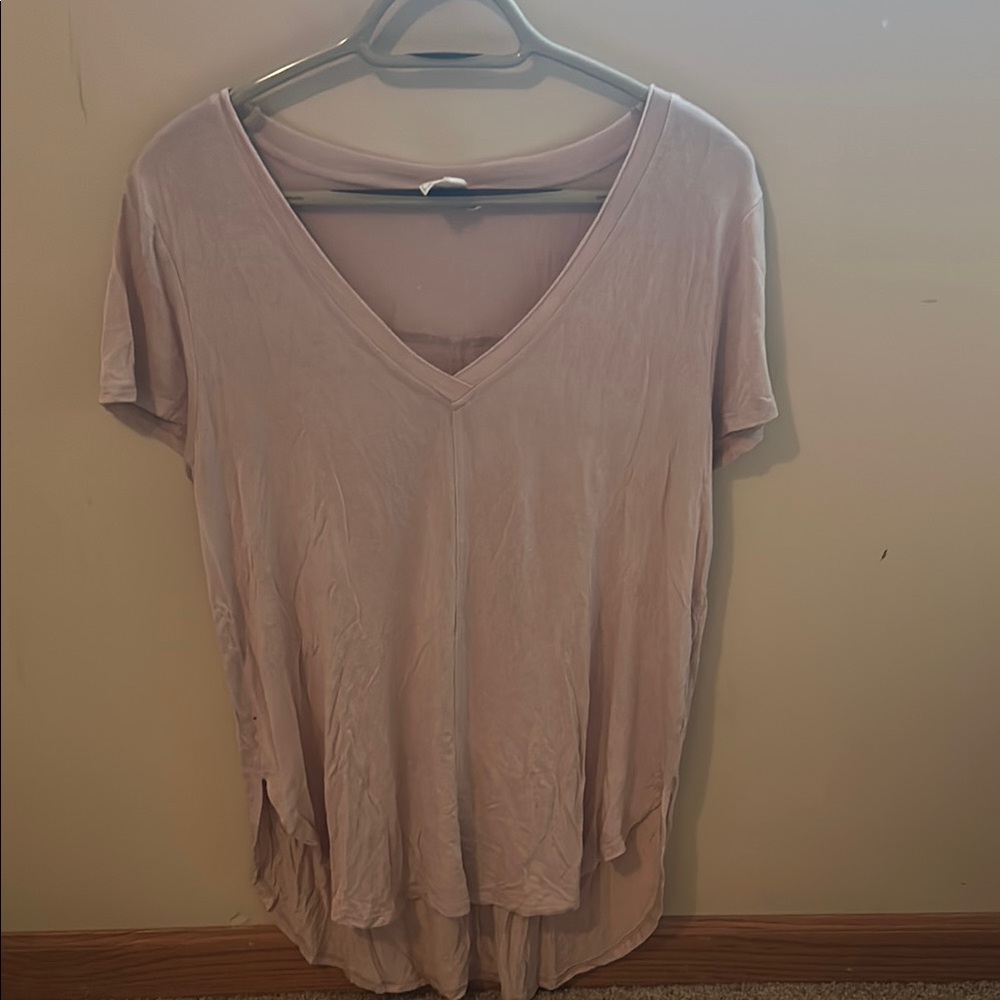 White Crow Pink Relaxed Short Sleeve T-Shirt